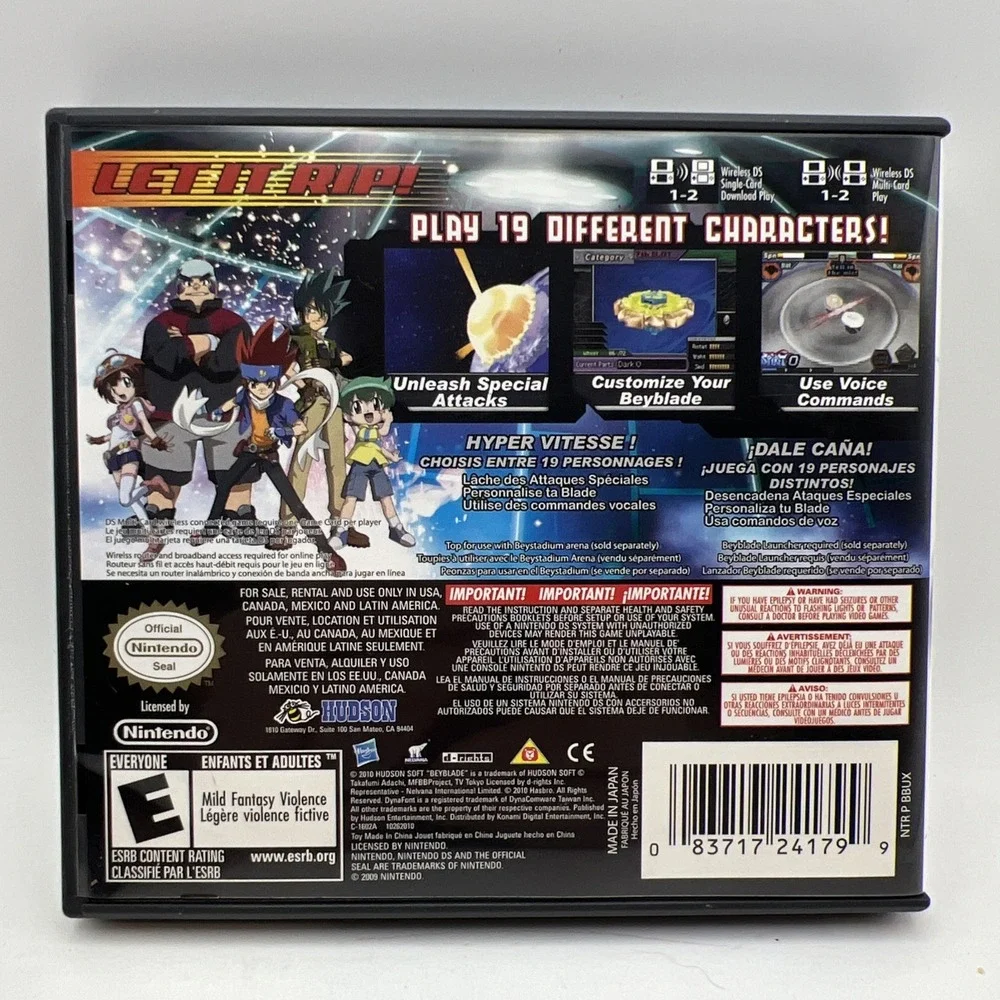 Beyblade: Metal Fusion (Nintendo DS, 2010)